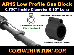 AR-15 Low Profile Gas Block .750 Micro