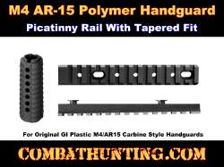 M4 AR-15 Polymer Handguard Picatinny Rail