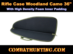 Tactical Soft Gun Case Woodland Camo 36"
