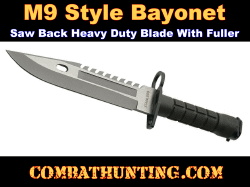 G.I. Style M9 Bayonet Knife HD Stainless