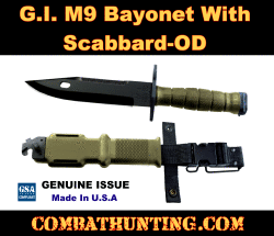 G.I. M-9 Bayonet Genuine Issue