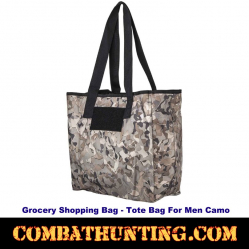 Camo Grocery Shopping Bag-Tote Bag For Men