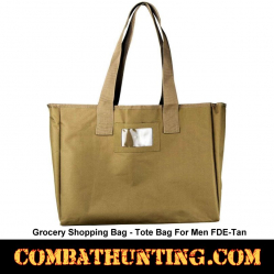 FDE Tan Grocery Shopping Bag-Tote Bag For Men