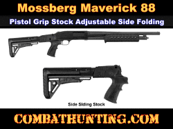 Maverick 88 Pistol Grip Stock Adjustable Side Folding Stock