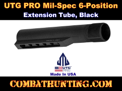 UTG PRO AR15 6-position Receiver Extension Tube, Mil-spec, Matte Black
