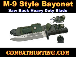 M9 Bayonet Knife With Scabbard Stainless