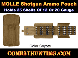 Shotgun Reload Pouch 25 Round Coyote Brown