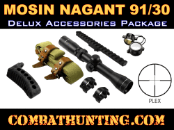 Mosin Nagant Sniper Rifle 2-7X32 Scope Kit With Mosin Nagant Accessories