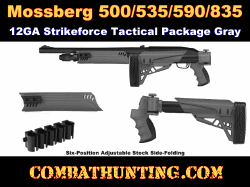 Mossberg 500/535/590/835 Folding Stock and Forend In Destroyer Gray
