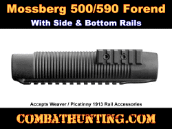Mossberg 500/590 Forend With Picatinny Rails