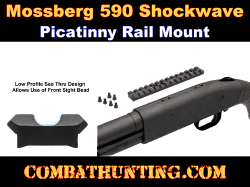 Mossberg 590 Shockwave Shotgun Picatinny Rail Mount