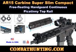 UTG PRO AR15 Carbine 7" Super Slim Handguard