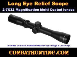 NcSTAR 2 - 7x32 mm AO Pistol Scope With Rings And Lens Caps