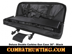 Double Carbine Case 36 Inches Black