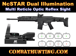 NcSTAR Dual Illumination Multi Reticle Optic Reflex Sight