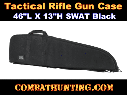 Tactical Rifle Gun Case 46"L X 13"H Black
