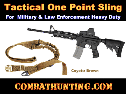 AR15 One Point Sling Coyote & Quick Release Buckle