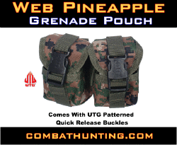 UTG Pineapple Grenade Pouch Woodland Digital Molle