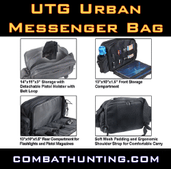 UTG Urban Messenger Bag Black