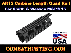 M4 Quad Rail Handguard Carbine Length 6.5 Inch Forend