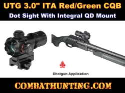 UTG 3.9" ITA Red Green Dot Sight QD