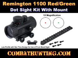 Remington1100 Red Dot Sight and Rail Mount