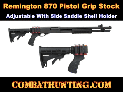 Remington 870 Pistol Grip Stock & Side Saddle Shell Holder