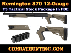 Remington 870 Tactical Stock and Forend Package In FDE