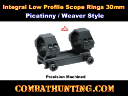 Scope Ring Weaver Style 30mm Integral Low Profile