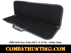 Rifle Soft Gun Case 42"L X 13"H Urban Gray