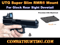 UTG Super Slim RMR Mount for Glock Rear Sight Dovetail