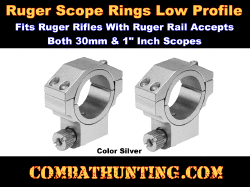 Ruger Style Ring 1" Low Pro M77 MKII