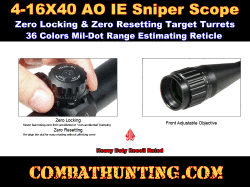 Leapers UTG 4-16X40 True Hunter IE Sniper Scope Illuminated