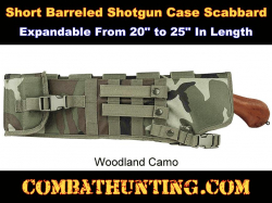 Short Barreled Shotgun Scabbard Woodland Camo