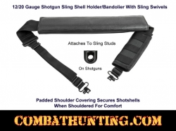 12/20 Gauge Shotgun Sling Shell Holder/Bandolier