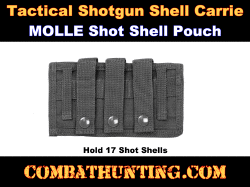 Green 12/20 Gauge 17 Round Shotgun Shotshell Reload Holder Molle Pouch