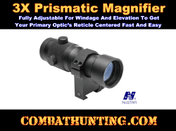 NcStar 3X Magnifier Scope With RB24 Ring Mount