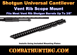 Shotgun Cantilever Vent Rib Scope Mount