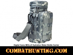 Digital Camo MOLLE Hydration Water Bottle Carrier Pouch
