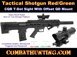 Tactical Shotgun Red/Green Dot Sight