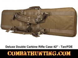 Double Carbine Rifle Case 42 Inches Tan/FDE