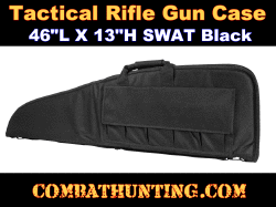 Tactical Rifle Gun Case 46"L X 13"H Black