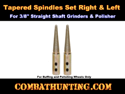 Tapered Spindles Set Right & Left 3/8" Arbor