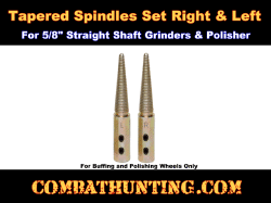 Tapered Spindles Set Right & Left 5/8" Arbor