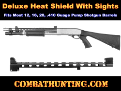 Universal Shotgun Heat Shield With Sight