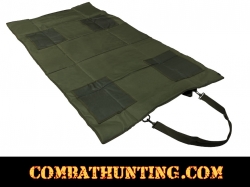 Roll Up Padded Shooting Mat Green