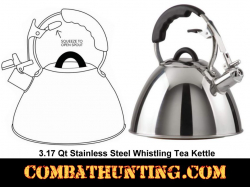 Large Whistling Tea Kettle 3.17 QT