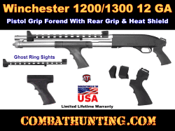 Winchester 1200/1300, Pistol Grip Forend & Rear Pistol Grip Kit & Heat Shield