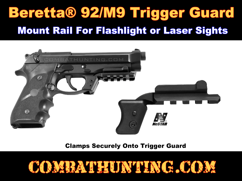 Beretta 92/M9 Trigger Guard Mount/ Rail style=