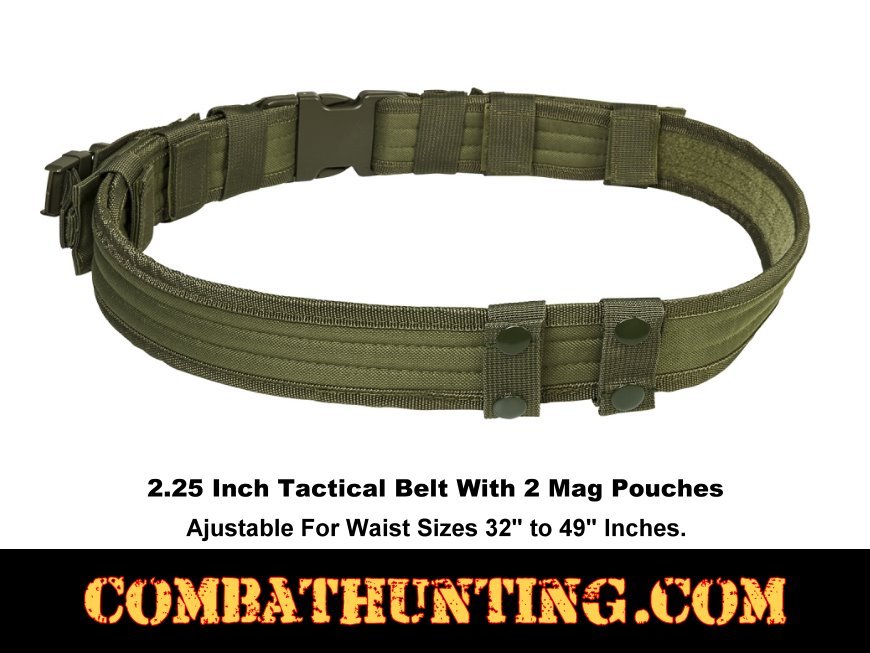 Green Tactical Belt 2.25